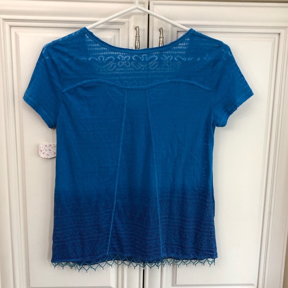 🥳HOST PICK🥳 NWT Free People ladies beaded t-shirt - Picture 8 of 13